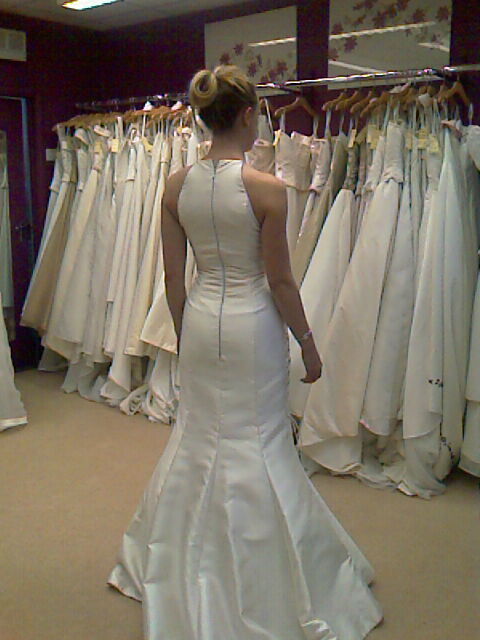 One Oxfam bridal gown | Credit crunch bride